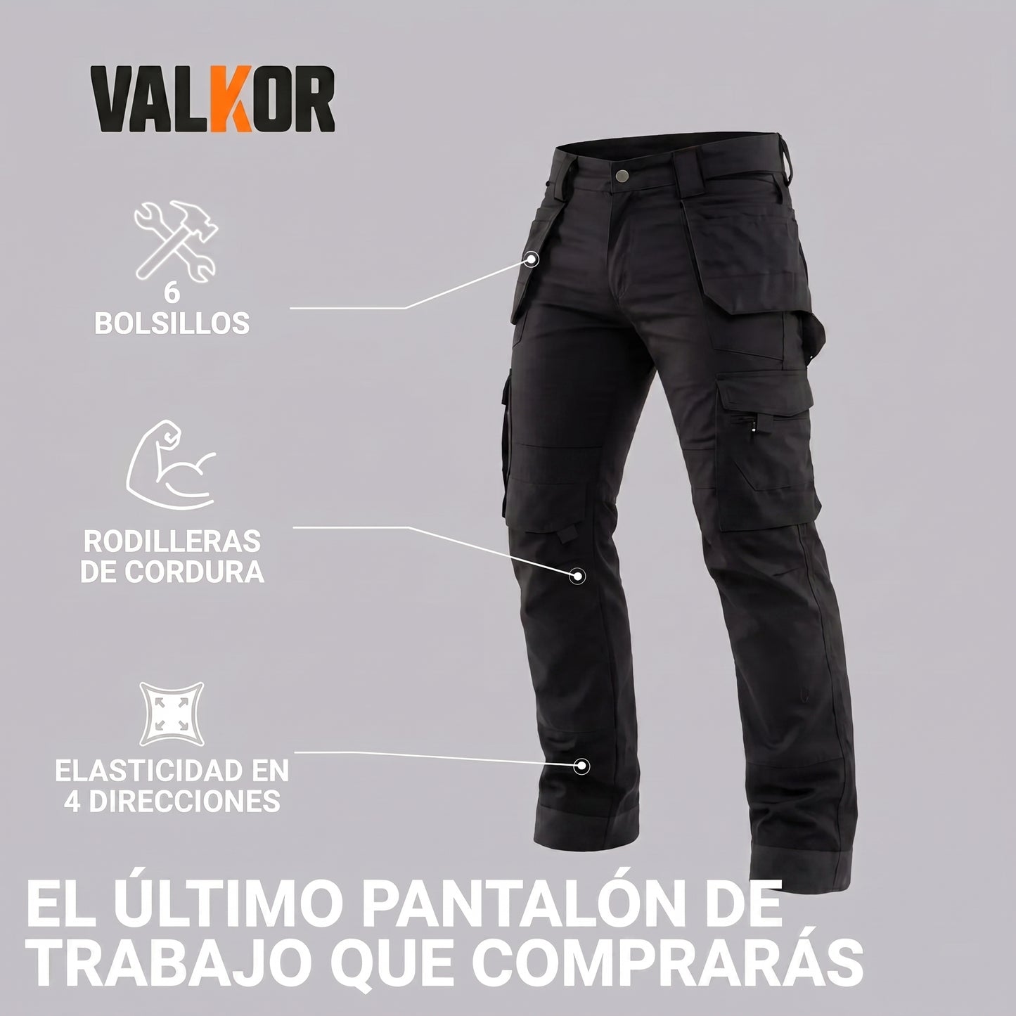 VALKOR™ Pantalón de Trabajo Pro Ultra-Resistente